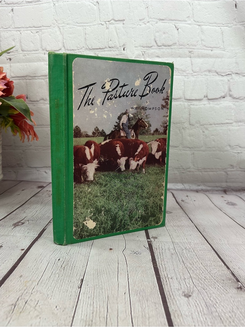 The Pasture Book Green Decorative Book